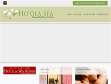 Tablet Screenshot of hoolaspamaui.com